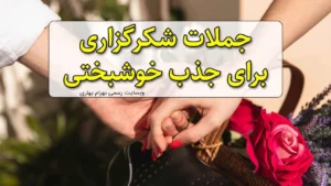 جملات شکرگزاری روزانه: با این جملات، خوشبختی را به زندگی‌تان دعوت کنید! وبسایت رسمی بهرام بهاری
